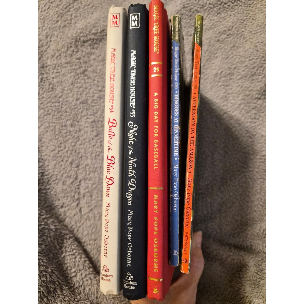 Magic Tree House Book Lot 5 Mary Pope Osborne Hardcover Paperback 6 20 29 54 55